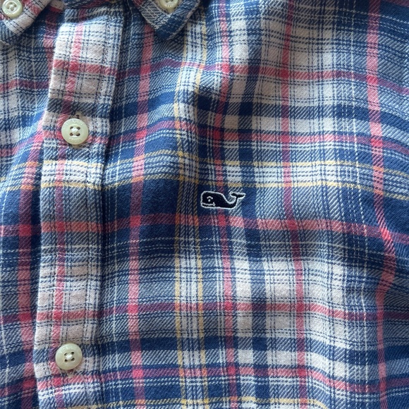 Boys plaid flannel vineyard vines - Picture 3 of 3